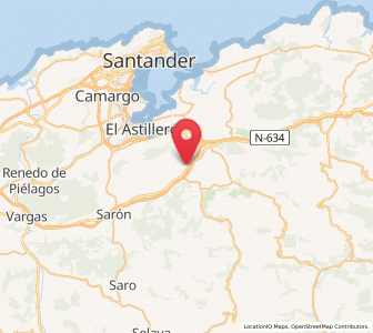 Map of San Vitores, Cantabria