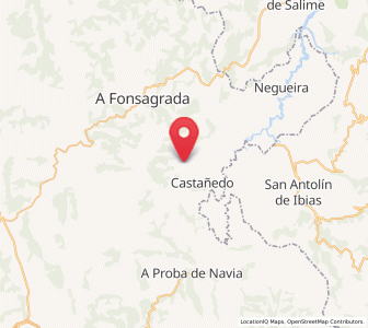 Map of Sancedo, Galicia