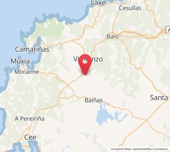 Map of Sanfins, Galicia
