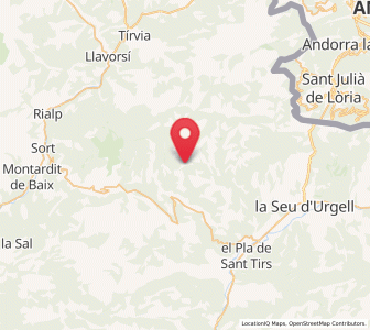 Map of Sant Andreu, Catalonia