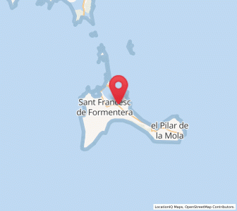Map of Sant Ferran de ses Roques, Balearic Islands