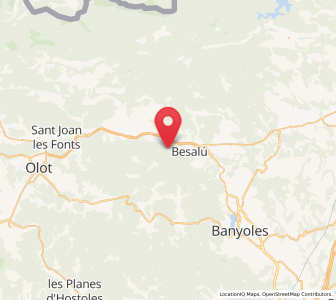 Map of Sant Ferriol, Catalonia