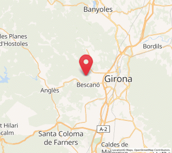 Map of Sant Gregori, Catalonia