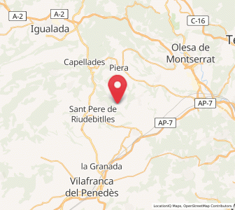 Map of Sant Jaume Sas Oliveras, Catalonia