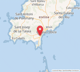 Map of Sant Jordi, Balearic Islands