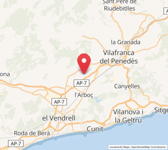 Map of Sant Marçal, Catalonia