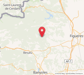 Map of Sant Martí Sesserres, Catalonia