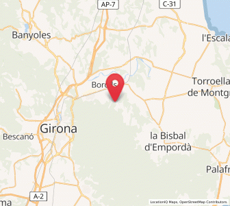 Map of Sant Martí Vell, Catalonia