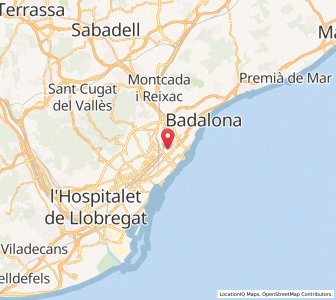 Map of Sant Martí, Catalonia