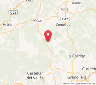 Map of Sant Quirze Safaja, Catalonia