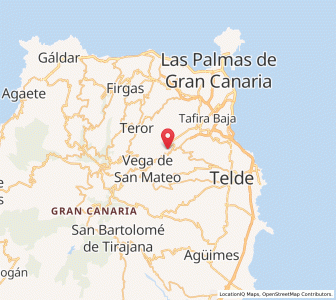 Map of Santa Brígida, Canary Islands