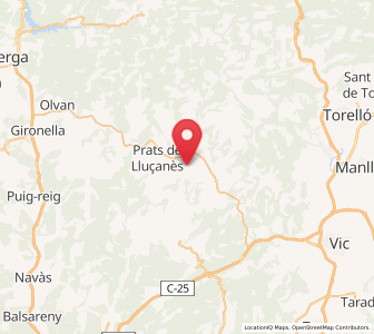 Map of Santa Creu dels Juglars, Catalonia