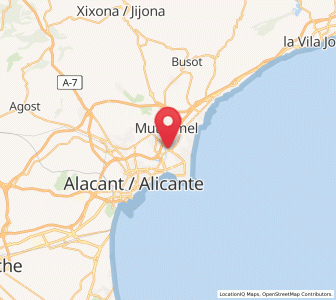Map of Santa Faz, Valencia