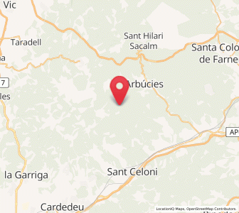 Map of Santa Fe, Catalonia