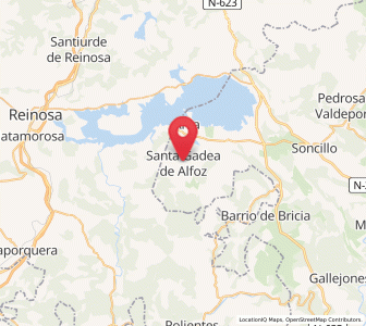 Map of Santa Gadea, Castille and León