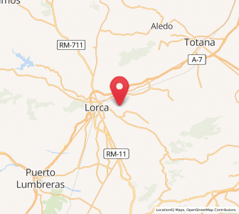 Map of Santa Gertrudis, Murcia