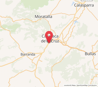Map of Santa Inés, Murcia