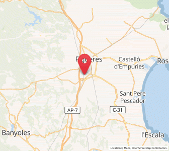 Map of Santa Llogaia d'Àlguema, Catalonia