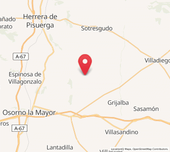 Map of Santa María-Ananúñez, Castille and León