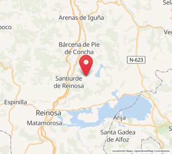 Map of Santa María de Aguayo, Cantabria