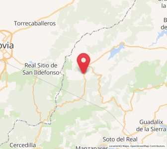 Map of Santa María de El Paular, Madrid