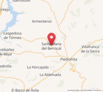 Map of Santa María del Berrocal, Castille and León