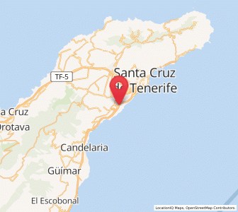 Map of Santa María del Mar, Canary Islands