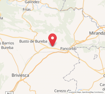 Map of Santa María-Ribarredonda, Castille and León