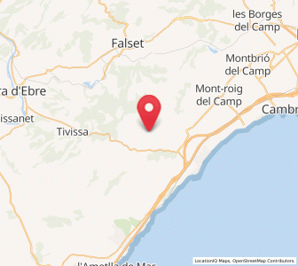 Map of Santa Marina, Catalonia
