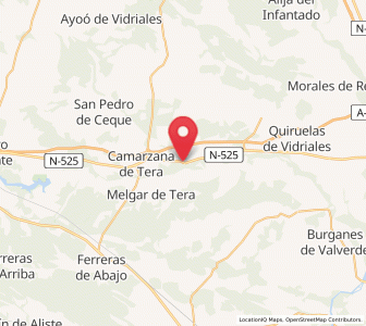 Map of Santa Marta de Tera, Castille and León