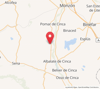 Map of Santalecina, Aragon