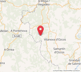 Map of Santamarina, Asturias