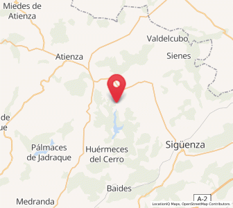 Map of Santamera, Castille-La Mancha