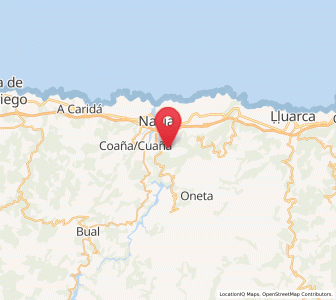 Map of Sante, Asturias