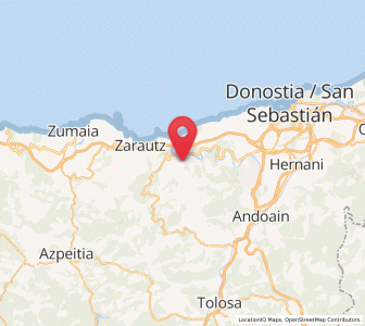 Map of Santio Erreka, Basque Country