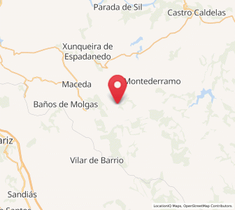 Map of Santirso, Galicia