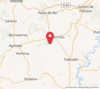 Map of Santiso, Galicia