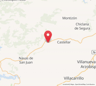 Map of Santisteban del Puerto, Andalusia