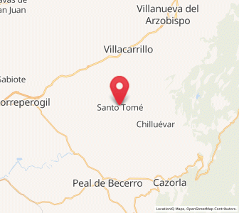 Map of Santo Tomé, Andalusia