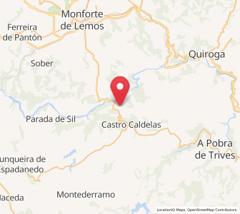 Map of Santo, Galicia