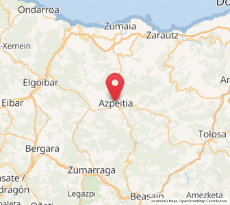 Map of Santutxo, Basque Country