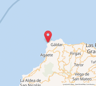 Map of Sardina, Canary Islands