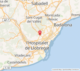 Map of Sarrià, Catalonia