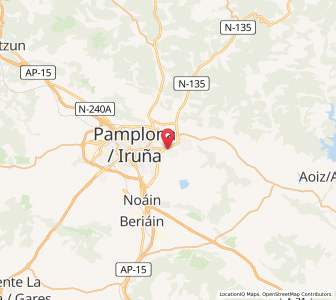 Map of Sarriguren, Navarre