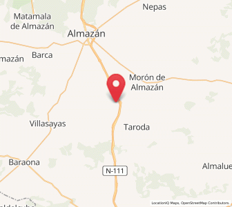 Map of Sauquillo del Campo, Castille and León