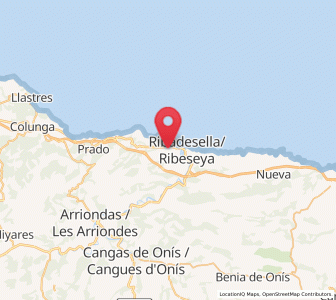 Map of Sebreño, Asturias