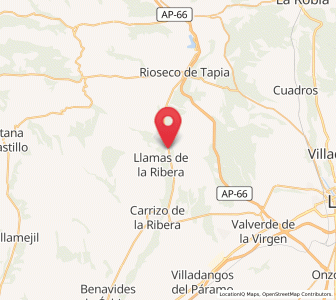 Map of Secarejo, Castille and León