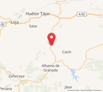 Map of Seco de Lucena, Andalusia