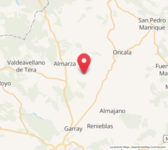 Map of Segoviela, Castille and León
