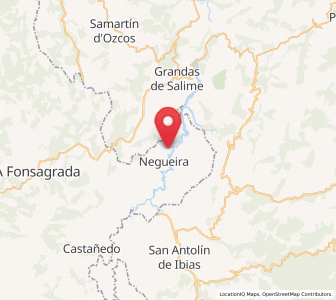 Map of Seira, Galicia